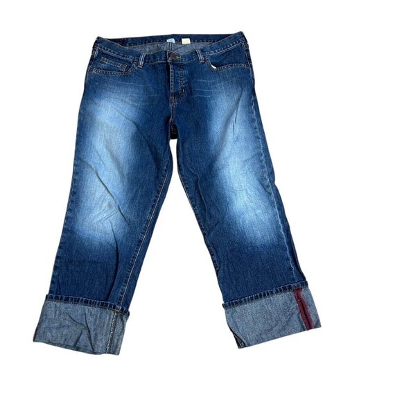 Abercrombie & Fitch Denim - Abercrombie & Fitch 1892 Women's Button Fly High Rise Cropped Jeans Size 12